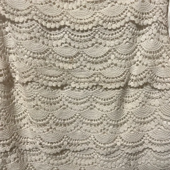 White House Black Market White Lace Crochet Dress - Picture 3 of 5